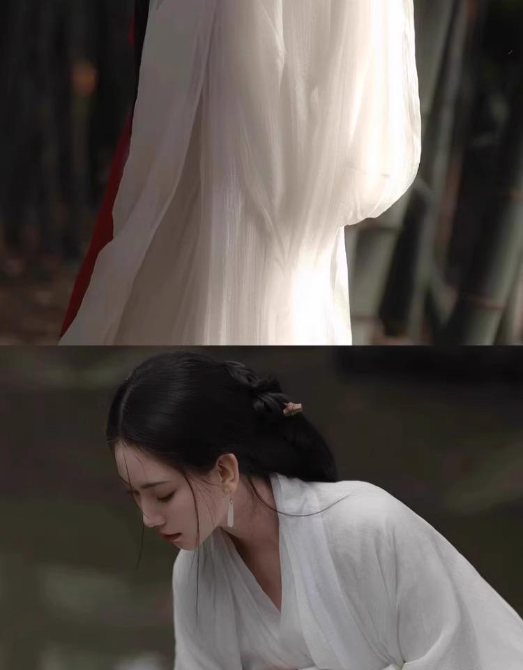 2026 Original Wei Jin Hanfu: Elegantes Damenkleid für Frühling/Sommer mit weiten Ärmeln und Fee-Aura