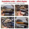 2pcs For VW GOLF 5 GTI V MK5 Jetta Passat B5.5 B6 Sharan Superb EOS Dynamic LED Turn Signal Light Side Wing Mirror Indicator