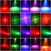 Partylicht Discolicht RGB Laser Bühnenlicht Bühnenbeleuchtung Bühnenlicht Bühnenlicht Multicolor Bühneneffektlicht Mini LED Spiegelkugel Sound