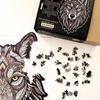 Wooden Puzzle Wandering Wolf XXL | Puzzle Gift For Adults 470