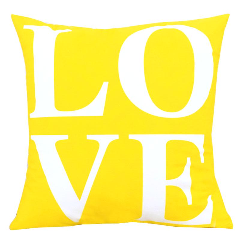 Nordic Style Decorative Pillows Cushion Yellow Gray Geometric Cases Cover Home Decor Black White