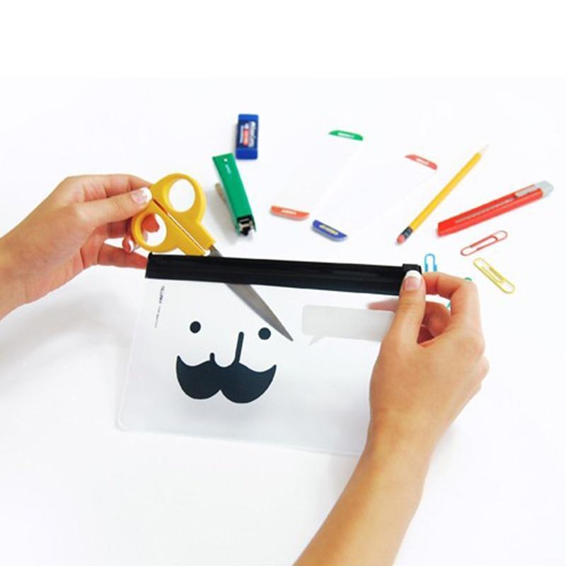 

Милый прозрачный пенал, карманный держатель, органайзер, многоразовый пакет a