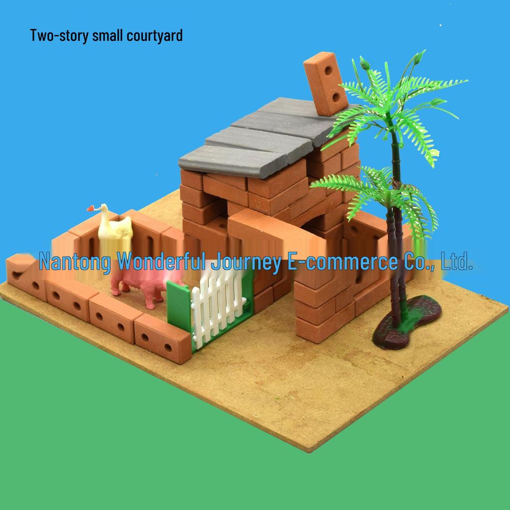 Little Bricklayer DIY Cement House Building Blocks - Educational Toy for Children