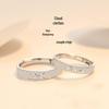 Sterling Silver Flower-Design Couple Rings for Women, Men's Wedding Bands, Perfect Christmas Gift for Her.