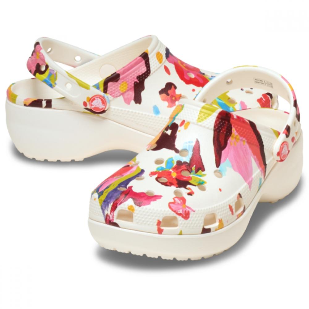 

Crocs Классические клоги на платформе 211607 0wv 2116070WV (painted floral)/W7(240)