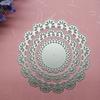 Laciness Die Cuts Nesting Cricle Cutting Dies Embossing Die Cuts Template for Kid Card Making Scrapbooking DIY Albums