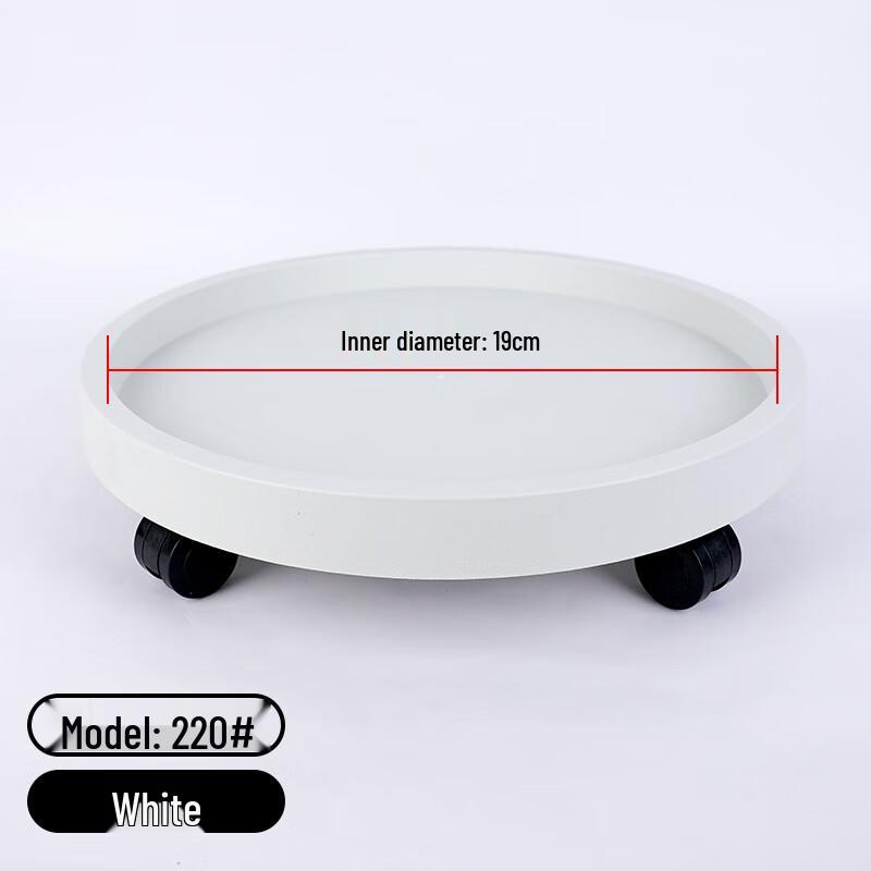 Hochbelastbarer rollender Pflanzgefäß-Untersetzer aus Harz