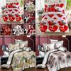 Elegant 3d Flower Design Duvet Cover Set Featuring Comfortable Bedding Essentials