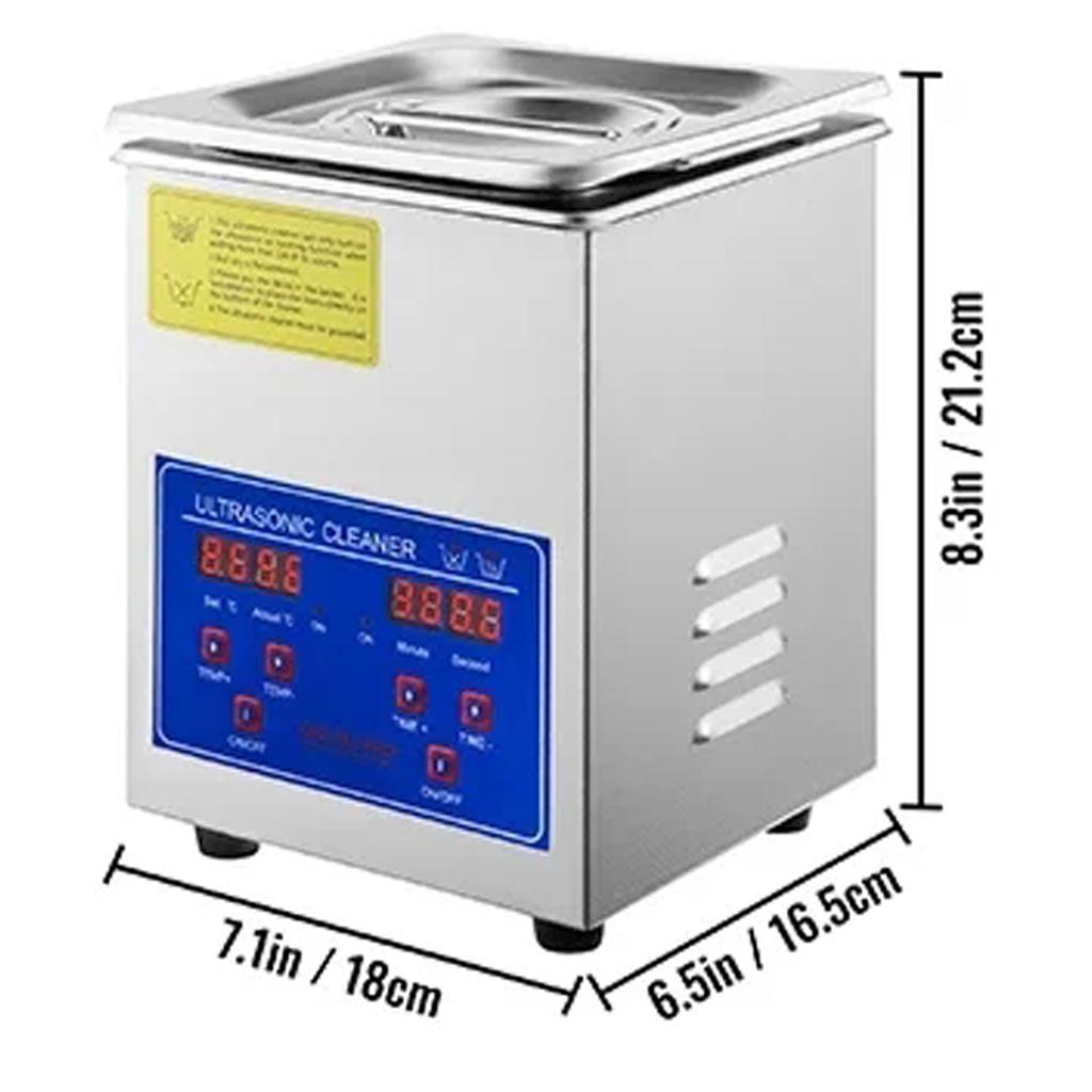 3L Ultrasonic Cleaner Machine Stainless Steel Ultrasonic Cleaning Machine Digital Heater Timer Jewelry Cleaning for Home