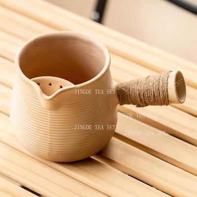 Single Handle Teapot for Brewing Tea Household Ceramic Tea Maker Chinese Style Filter Tea Dispenser Kung Fu Teaset Accessories