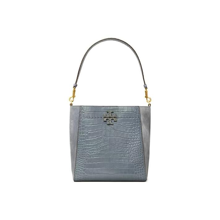 

Tory Burch Tb Mcgraw Crocodile Pattern Leather Tote Shoulder Bag Women Bags Blue 77021-479 Basic Set (Bag+Dust Bag)
