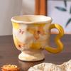 Ceramic Cups High Value Household Couples Water Cups Gift Boxes Creative Hand Gifts High End Sense Mugs