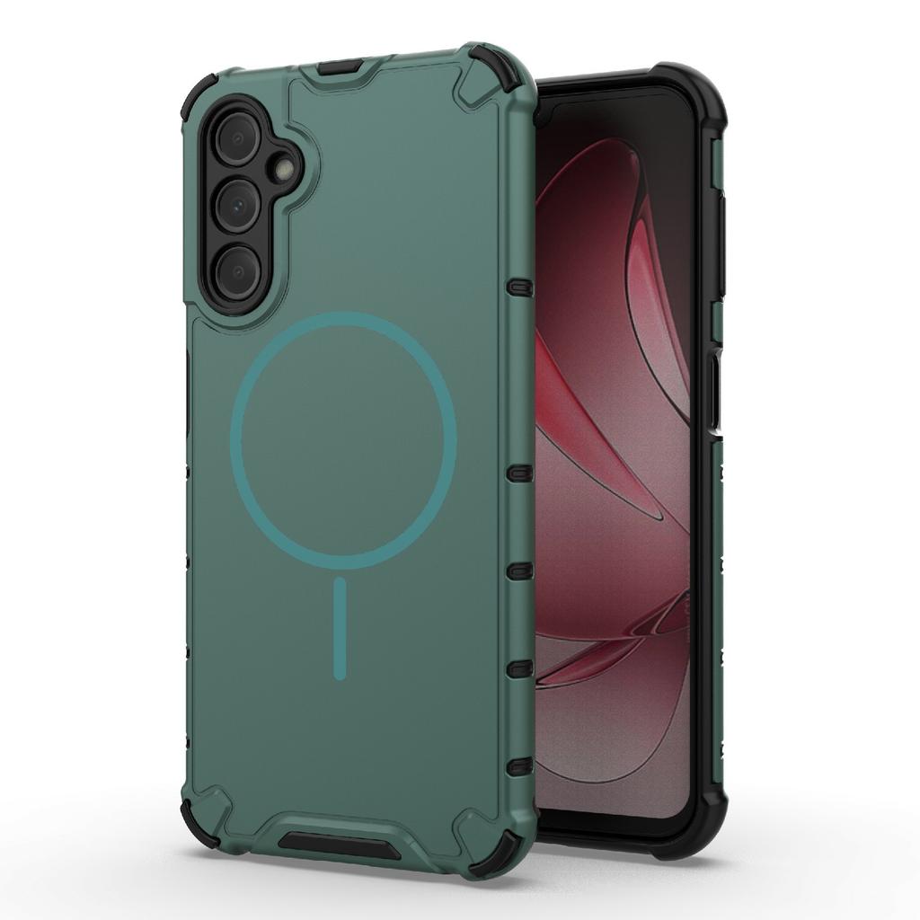 For Samsung Galaxy A14 5G/4G Magnetic Case Heat Dissipation Shockproof TPU+PC Phone Back Cover