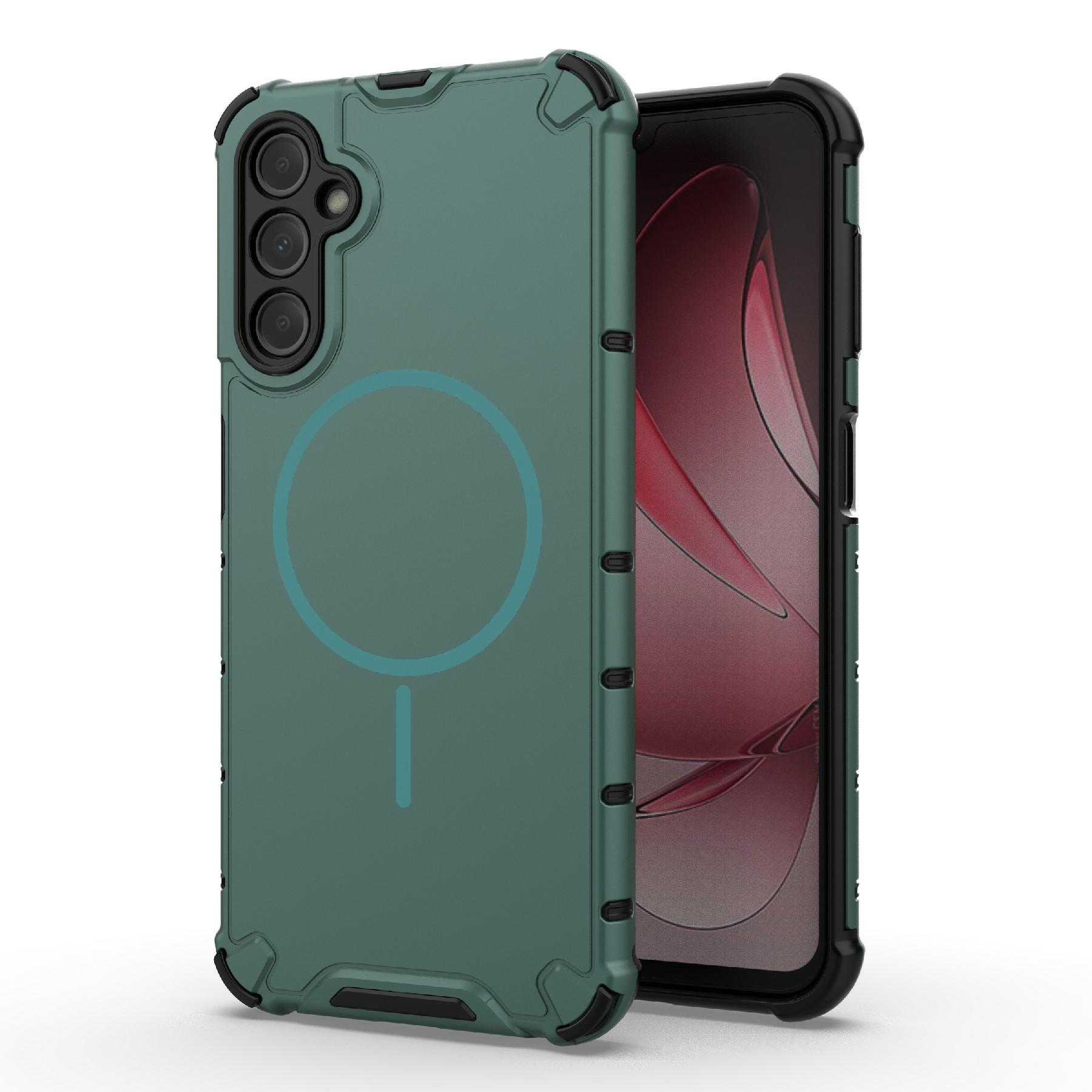 

For Samsung Galaxy A14 5G/4G Magnetic Case Heat Dissipation Shockproof TPU + PC Phone Back Cover C