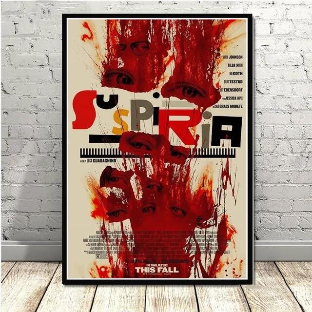 

Suspiria классические постеры и принты из фильмов ужасов, картина на холсте, современные настенные картины на стену, искусство для гостиной, домашний декор 40x50cm No Framed