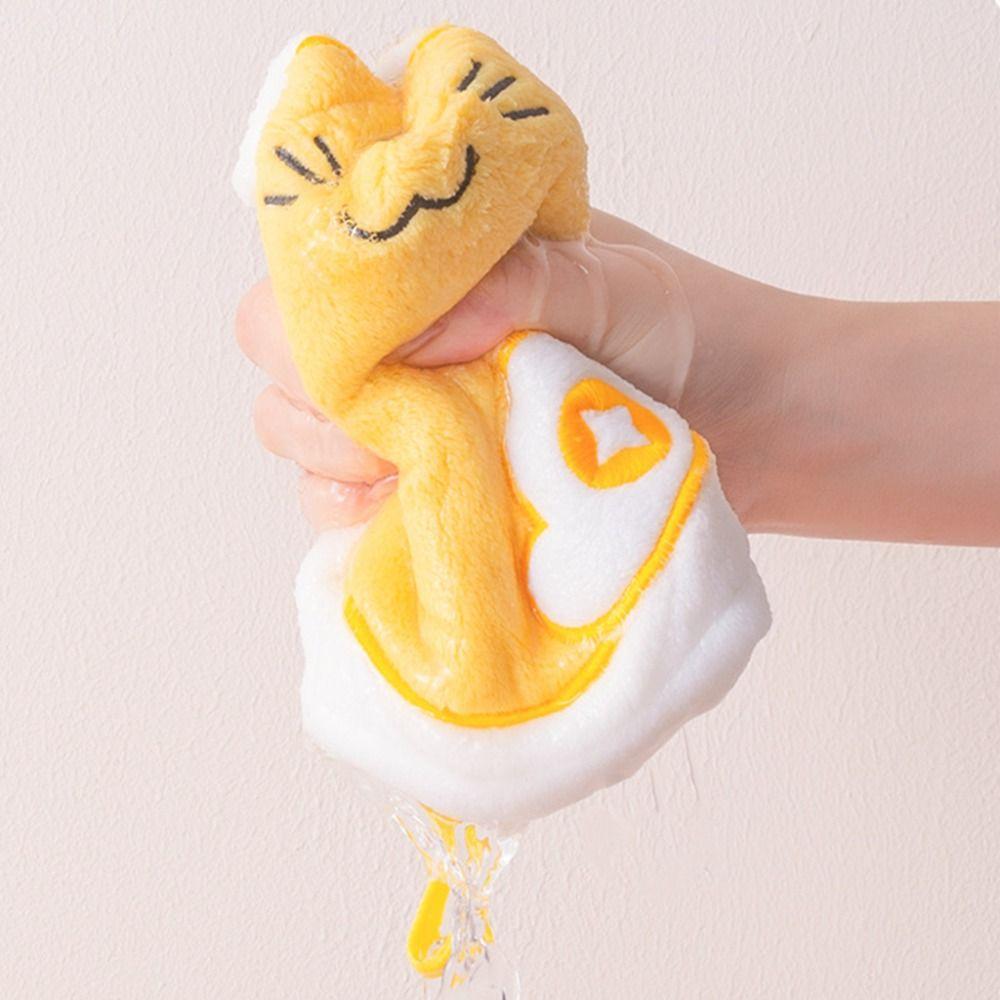 Cute Maneki-neko Dishcloth Cartoon Children's Handkerchief Shower Towels Bath Towel  Bathroom