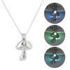 Mushroom Necklace for Women Girls Luminous Mushroom Pendant Necklace Glow In The Dark Halloween Birthday Jewelry Gift