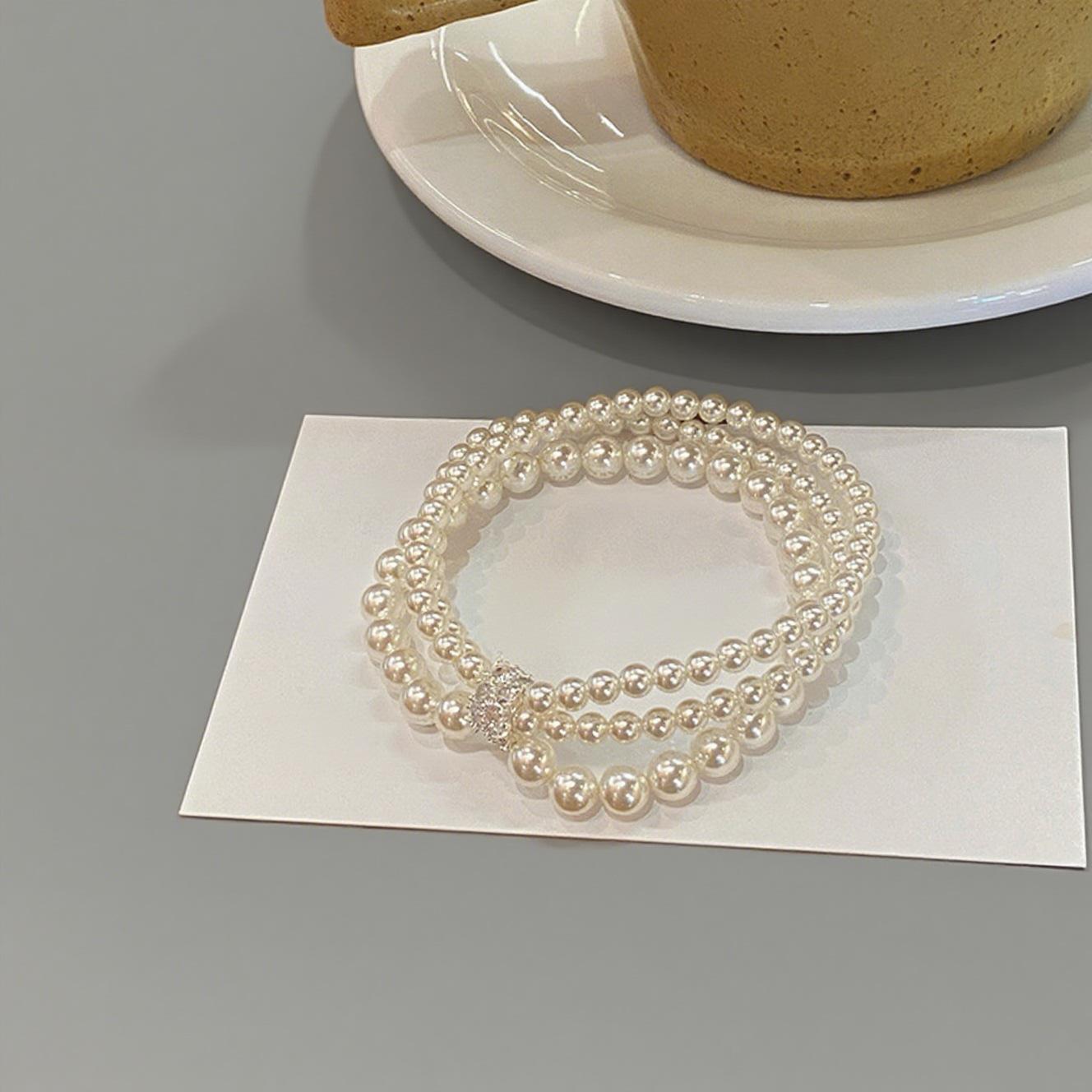 Супер-фея ретро элегантный многослойный эластичный браслет из бусин Shijiabei геометрический модный браслет темперамента ручной браслет