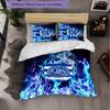 Queens Park Rangers Football Set Biancheria da Letto 3 Pezzi Morbido Copripiumino con Federe Set Decorazione Camera da Letto per la Casa