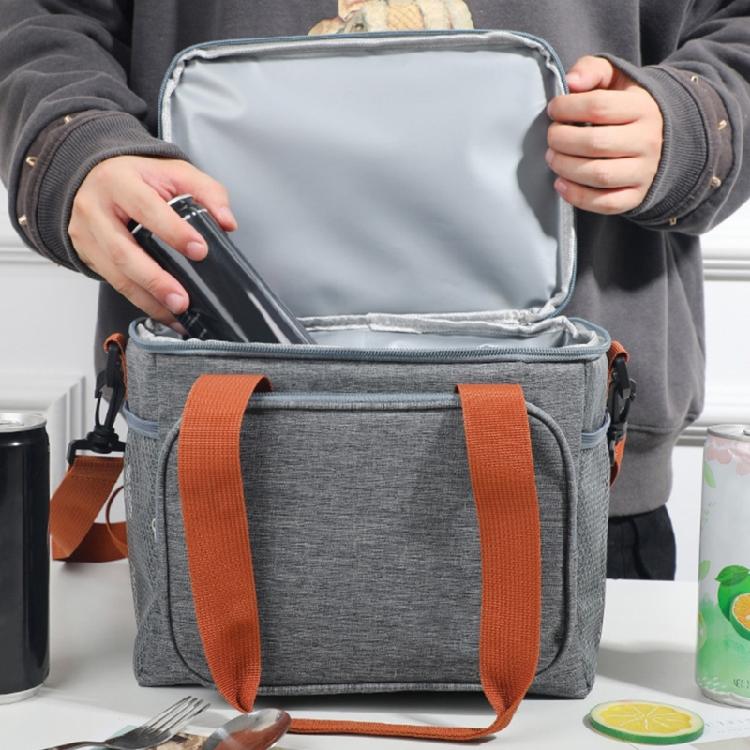 Lunch Box Thermal Bag Insulated Bag Large Capacity Picnics Bag Double Layers Lunch Bag Coolers Bag for Man