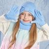 3Pcs/Set Warm Kids Hats Scarfs Gloves Set Cute Baby Beanie Cap Gift Mitten  Toddler