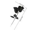 10Pcs Skull Rose Artificial Halloween Decoration Creepy Fake Rose Flowers Party Flower Prop Halloween Party Flower Prop