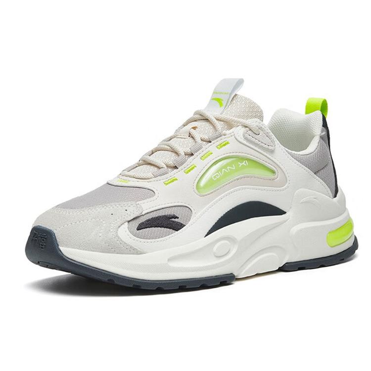 New Anta Millennium 5.0 Lightweight And Wear resistant Low Top Sports Casual Shoes Men's White Gray 112248890-1