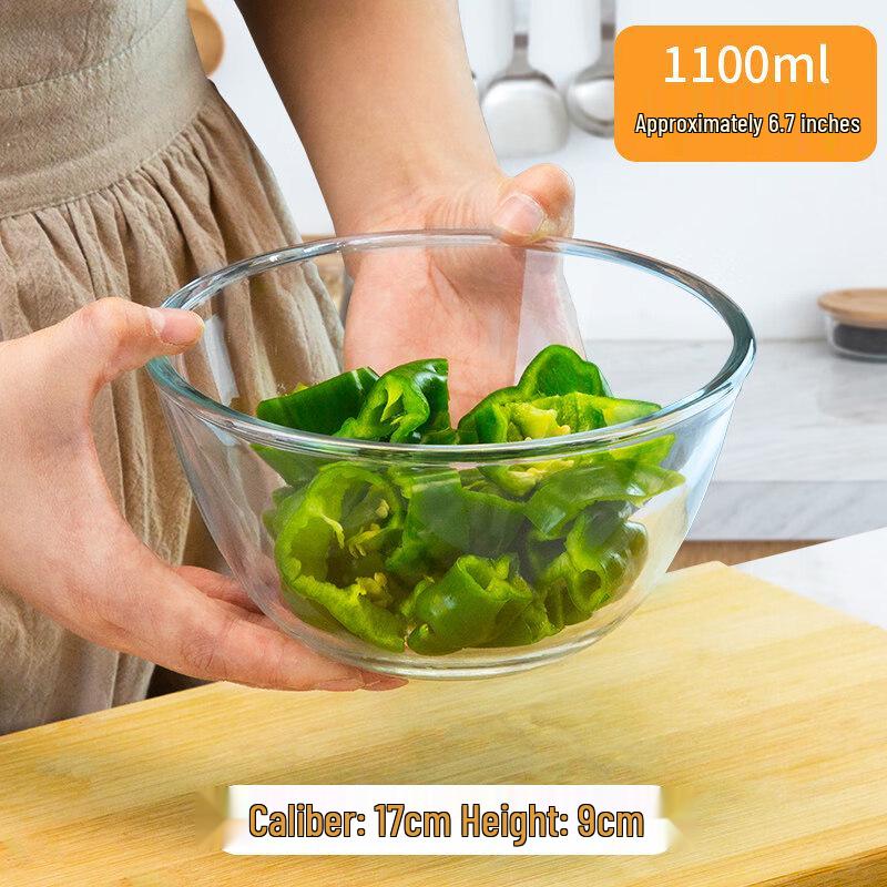 Стеклянная салатница и супница ZISIZ