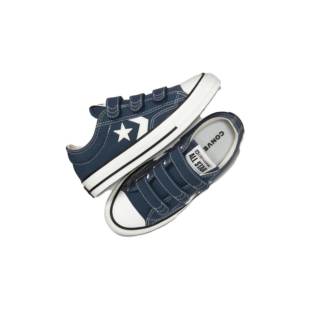 Converse Star Player 76 Canvas Abrasion Resistant Abrasion Resistant Low top Kids Canvas Shoes Marine Blue Kids' A05217C