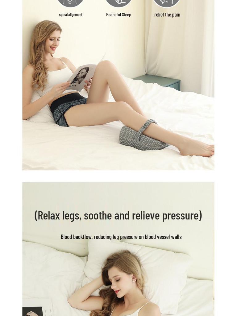 Almofada Lateral Removível e Lavável para Pernas para Idosos e Mulheres Grávidas