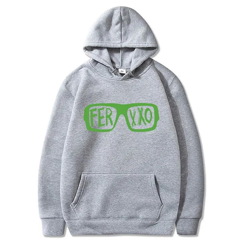 Rapper Feid Ferxxo Tour 2024 Hooide Men Women Classic Fashion Pullover Hip Hop Style Oversized Fleece Sweatshirt Streetwear Male