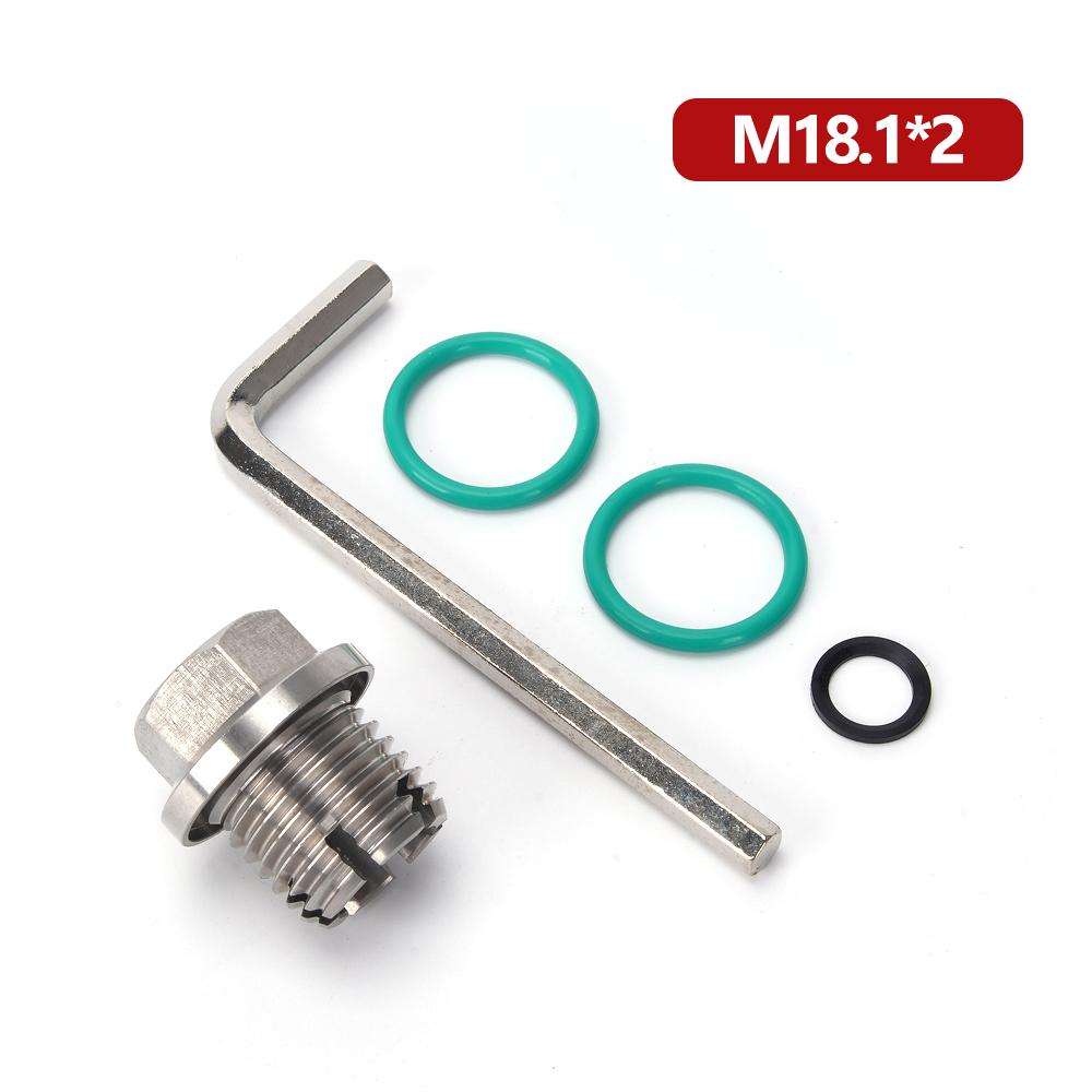 RASTP-M10.4/M12.1/M14.1/M16.1/M18.1 Oil Drain Plug Piggyback Self Tapping Oil Pan Thread Repair Kit With O-Ring Wrench QRF042