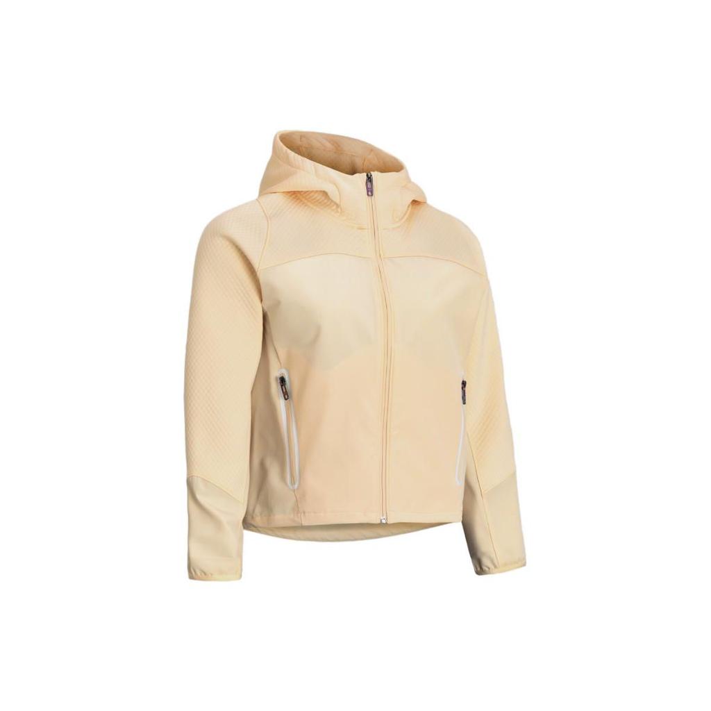 Under Armour Solid Color Zip-Up Hooded Jacket Women jackets Puff-Pink 1374632-804