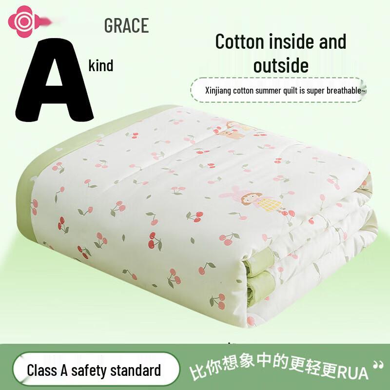 

Jellyat 100% Cotton Summer Quilt - Flowering Season Girl