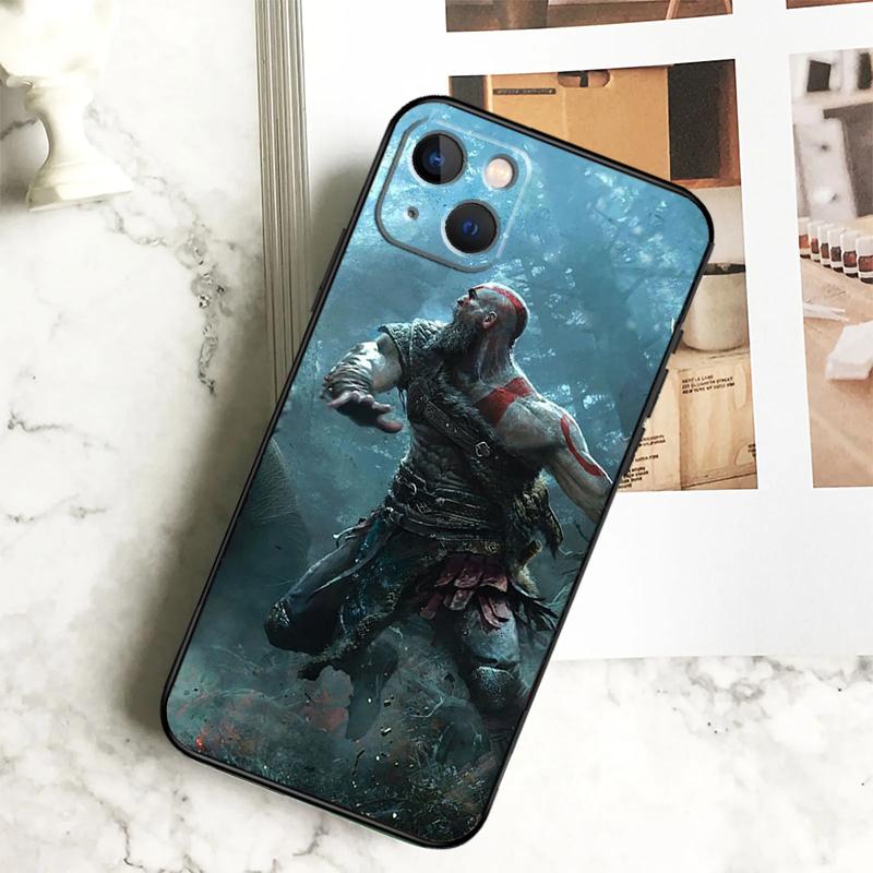 God Of War Funda For iPhone 15 16 13 12 Mini 11 14 Pro Max 7 8 Plus X XR XS Max Phone Case