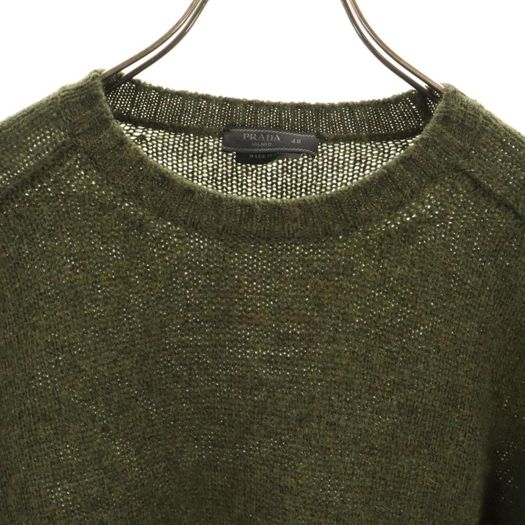 Prada Made In Italy Long Sleeve Sweater 48 Green System Men's Used