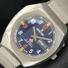 R31 AUTOMATIC JAPAN MENS VINTAGE BLUE COLOR DIAL WATCH A705184-1