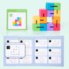 Children's Wooden Space Stereo Jigsaw Puzzle Perception Building Blocks Baby Early Education Educational Toys