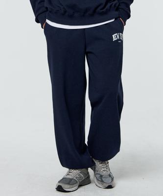 PAPERBOY Basic New York Wide Jogger Pants - Navy (Type B)