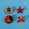 4pcs Creative Alloy Brooch Creative Accessories Badge