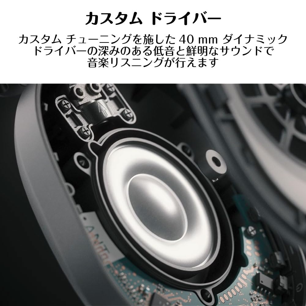 Creative Zen Hybrid Hybrid Design 40mm to 70 Hours of Playtime (Gen2) ANC/Custom Drivers/Up (HS-ZNHBSE-BK)