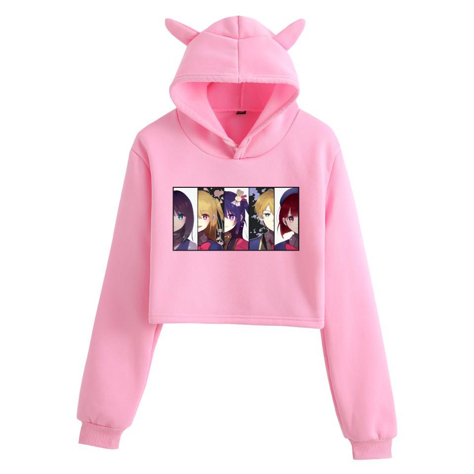 2023 Japanese Anime Oshi No Ko Starry Child Cat Ear Hoodie