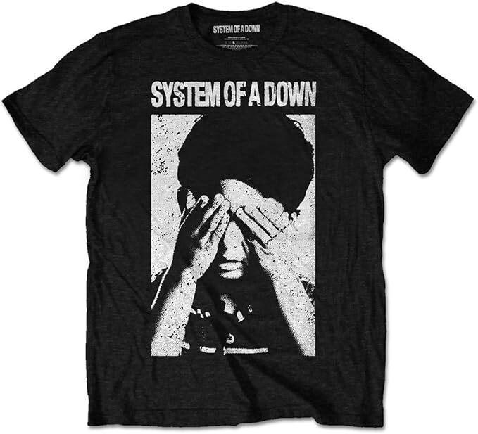 

System of a Down Mens T-shirt - SOAD See No Evil Tee New - Band Tees Unisex T-Shirt L
