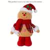 Merry Christmas Knitted Gingerbread Man Plush Doll Creative Christmas Decoration for Scene Setting Hotel and Mall Decor