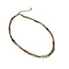 Dopamine Colored Natural Stone Beaded Necklace Female Fresh Sweet Cute Exquisite Fashion Versatile Neck Chain Collarbone Chain