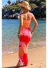 European Style 2025 Elegant Strapless Slim Fit Long Beach Dress