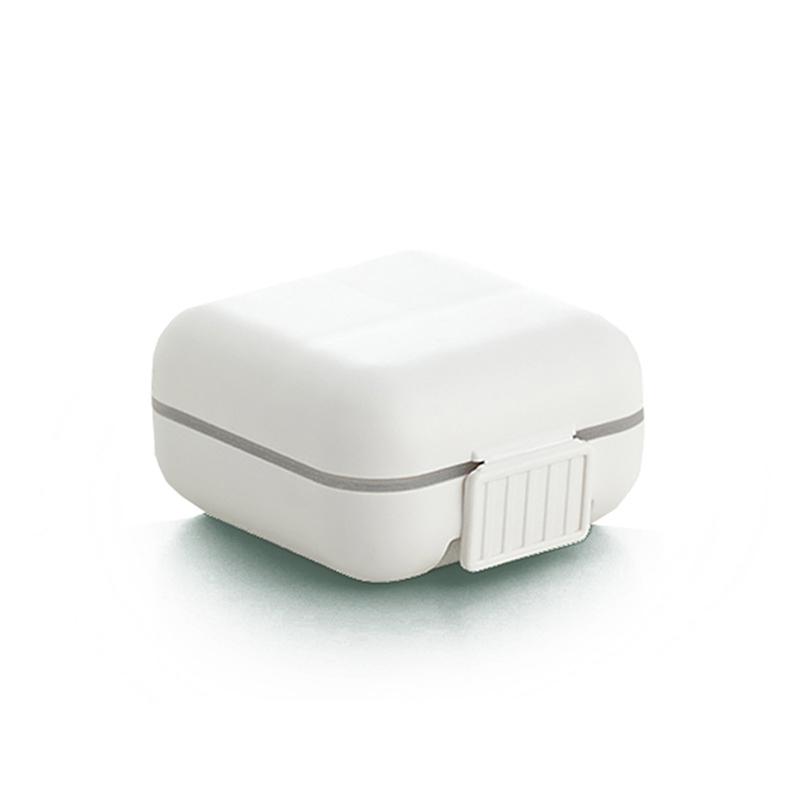 1PCS Boîte de Rangement Portable Mini Anti-humidité Polyvalente Cellules Scellées Boîte à Médicaments Domestique 5/8 Grilles Organisateur Conteneur pour Voyage