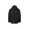 Adidas Originals Solid Color Zipper Hooded Cotton Jacket Men Outerwear Black HD4757