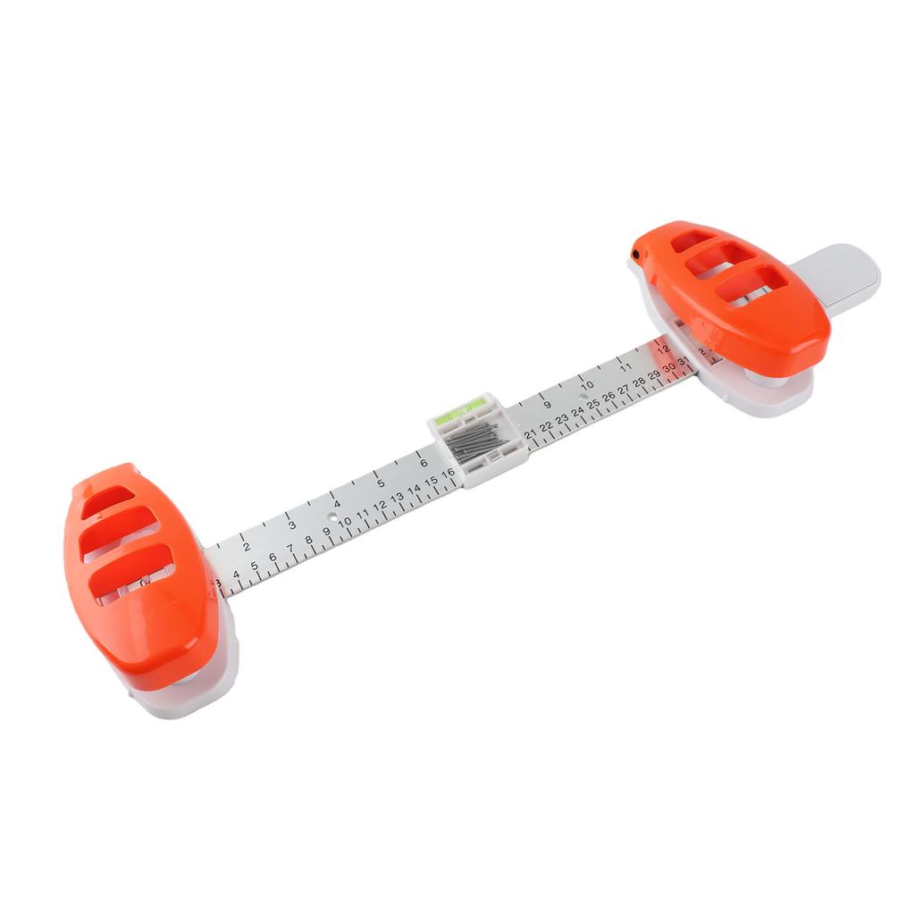 Picture Hanging Tool with Bubble Level Frame Hanging Ruler for Precise Positioning Easy DIY Wall Decor Installation ABS