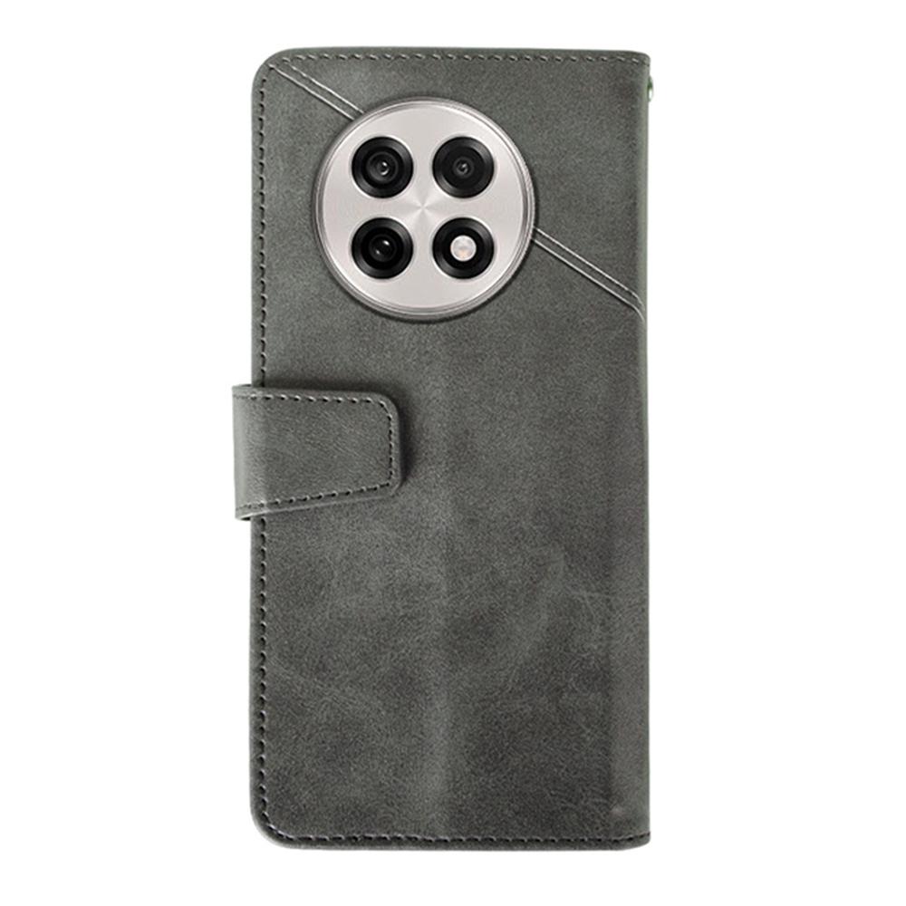 For OnePlus 13R 5G Case Leather Wallet Phone Cover Stand Calf Texture